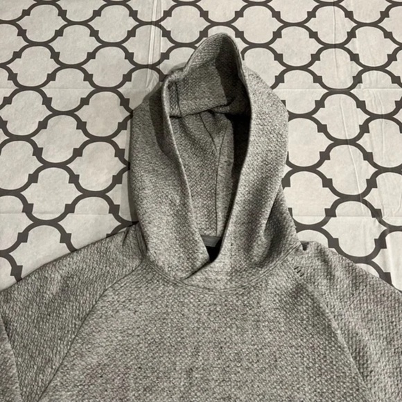 Lululemon At Ease Hoodie Men’s Medium M3BF7S Heathered Grey Stretch Comfort - Picture 6 of 13